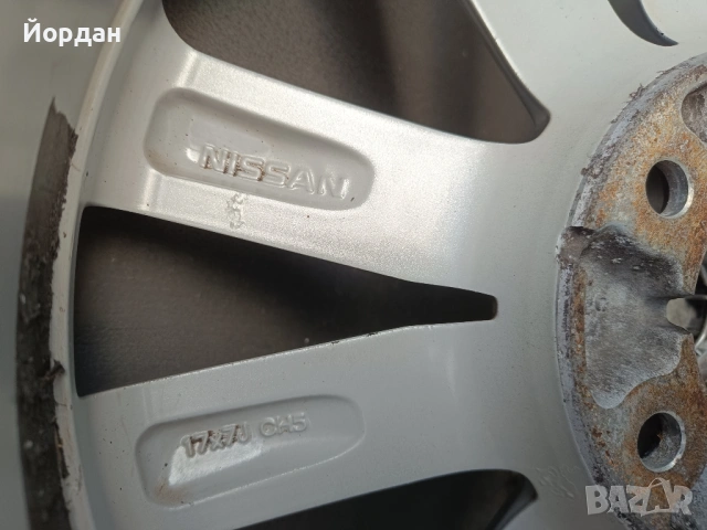 ОРИГИНАЛНИ джанти 17 ' цола 5x114,3 НИСАН Кашкай / NISSAN QASHQAI J10 J11 7J ET40 + датчици, снимка 12 - Гуми и джанти - 54485880
