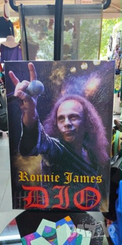 Ronnie James DIO-картина в рамка, снимка 2 - Китари - 55246708
