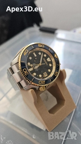 Часовник Seiko Carbon Edition mod, снимка 6 - Мъжки - 54552342