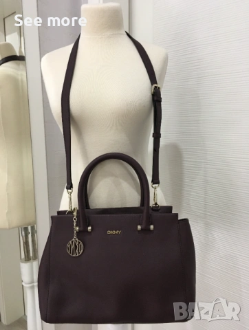 DKNY Safiano кожа чанта, снимка 2 - Чанти - 54001610