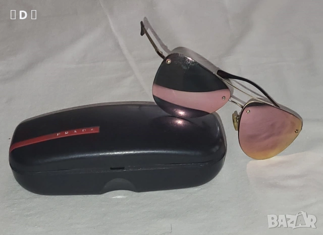 PRADA огледални оригинални очила, снимка 2 - Слънчеви и диоптрични очила - 54040319