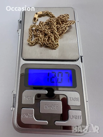 Златен италиански ланец 18 карата Made in Italy, снимка 6 - Колиета, медальони, синджири - 54290159