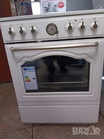 Чисто нова свободно стояща печка с керамичен плот Gorenje ретро дизайн с две години гаранция!, снимка 8 - Печки, фурни - 54256200