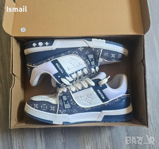 Louis Vuitton LV Trainers Monogram Denim (Blue), снимка 2 - Маратонки - 55639860
