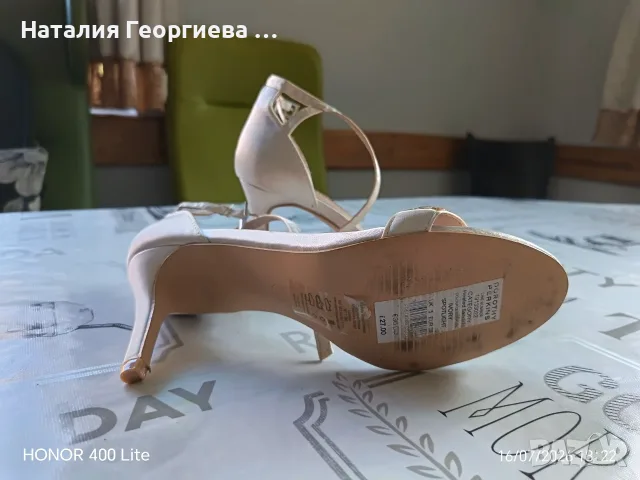 Дамски обувки на ток, снимка 2 - Дамски елегантни обувки - 55315547