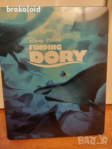 Finding Nemo DVD + Finding Dory blu ray steelbook , снимка 6 - Анимации - 54641882