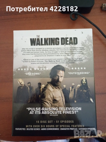 The Walking Dead complete 4 season Blu-ray, снимка 2 - Blu-Ray филми - 54572620