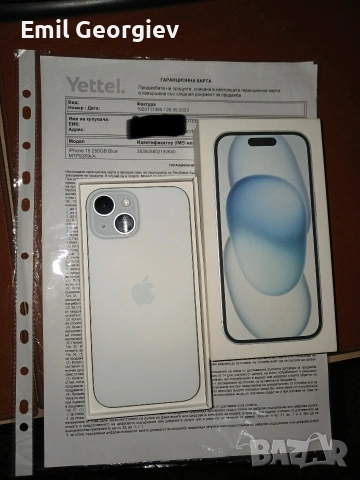 Iphone 15 256GB Гаранция до 26.09.2026