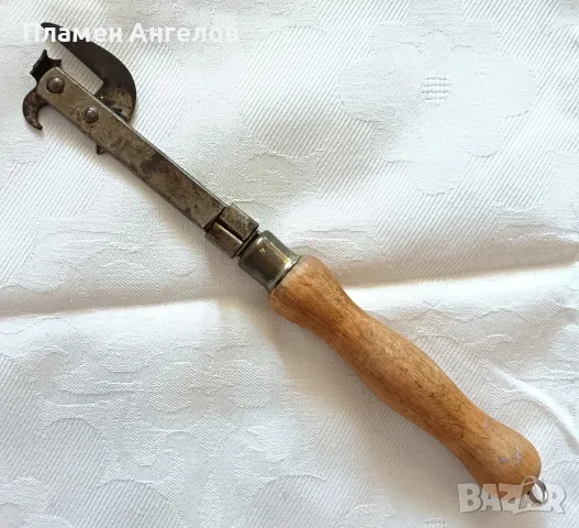 Ретро колекционерска отварачка за консерви A&J-USA от1950г. , снимка 4 - Антикварни и старинни предмети - 55591745
