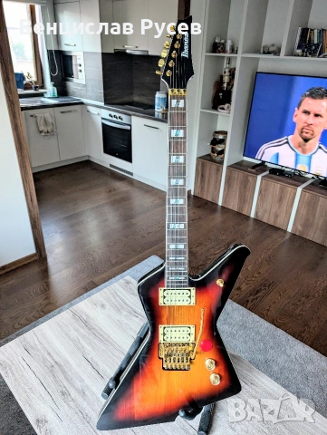 Custom Ibanez Destroyer Style Guitar, 2015, UK, снимка 2 - Китари - 55195016