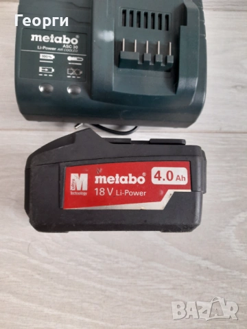 Metabo батерия и зарядно, снимка 2 - Други инструменти - 54429716