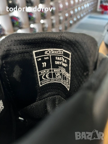Мото боти обувки ботуши ALPINESTARS FASTER-4 Black Drystar,номер 44,като нови 195.39 лв. / 99.90 €, снимка 3 - Аксесоари и консумативи - 55054872