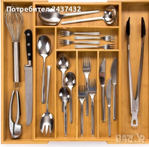 Бамбуков органайзер