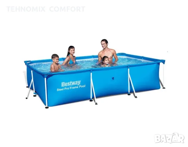 Сглобяем басейн Bestway 300 cm x 201 cm x 66 cm 3300, снимка 2 - Басейни и аксесоари - 55435080