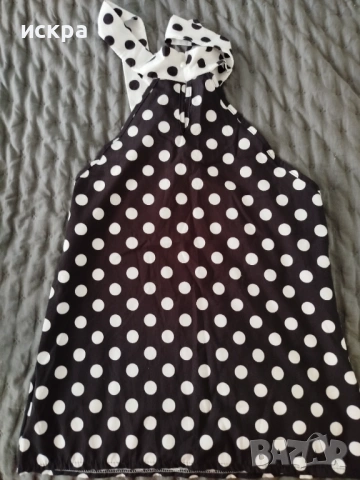 Дамска блуза с вратовръзка, снимка 2 - Тениски - 54219218