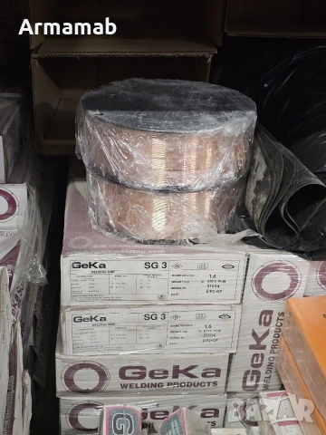 Заваръчна тел GEKA - SG 3 - 15 КГ !, снимка 3 - Други инструменти - 54624554