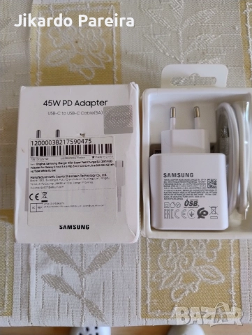 Оригинално зарядно Samsung 45 w, снимка 3 - Оригинални зарядни - 55147754