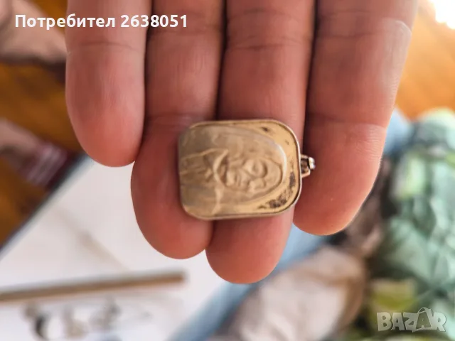 Сребърна висулка баба Ванга , снимка 2 - Колиета, медальони, синджири - 55446909