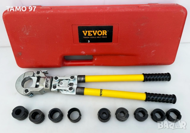 Vevor CW1632 - Ръчна хидравлична преса за тръби TH16-20-26-32 V12-15-18-22-28