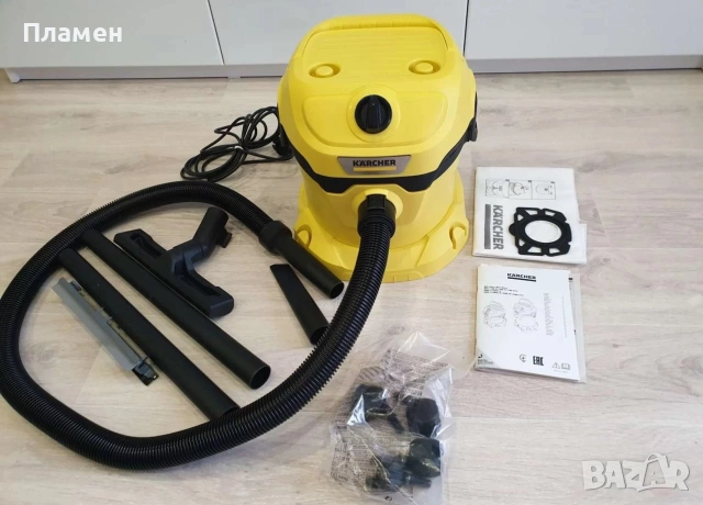 Мултифункционална прахосмукачка за сухо мокро почистване Karcher WD 2 Plus