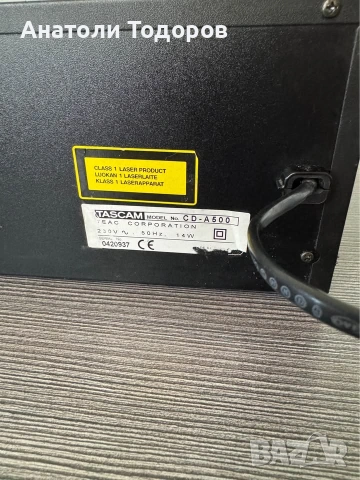  TASCAM   CD-A500 , снимка 8 - Декове - 55173164