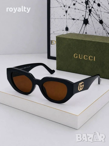Gucci Нови Дамски Слънчеви Очила с Кутия Различни Цветове Гучи , снимка 2 - Слънчеви и диоптрични очила - 54621207