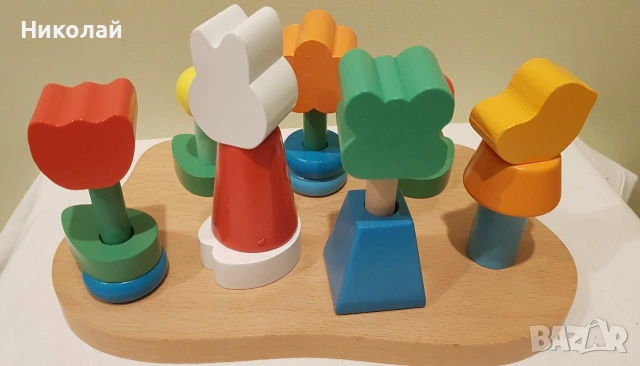 2 дървени детски играчки, снимка 14 - Игри и пъзели - 53145712