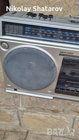 Стар корекомски касетофон Philips ., снимка 5 - Радиокасетофони, транзистори - 55136832