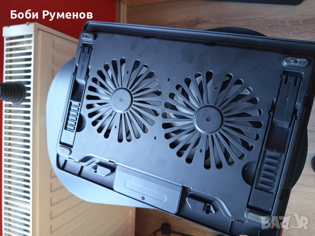 Охладител за лаптоп, KINSI, Dual USB, С дисплей, снимка 3 - Лаптоп аксесоари - 55199926