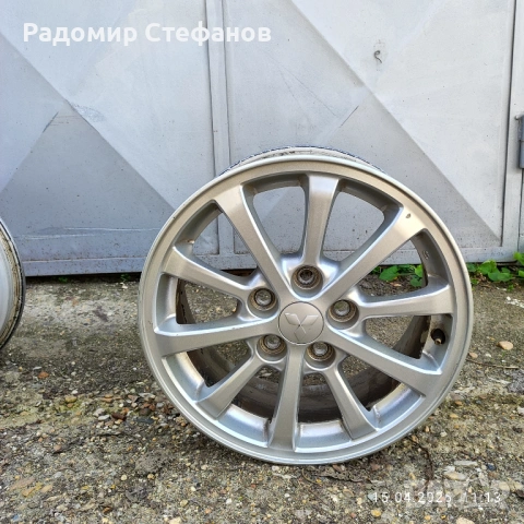 4бр. 16” Джанти MITSUBISHI, снимка 3 - Гуми и джанти - 54224061
