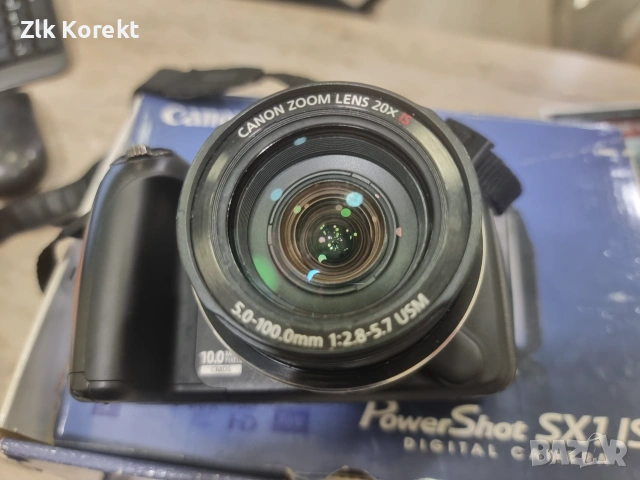 Фотоапарат Canon PowerShot SX1 IS, снимка 6 - Фотоапарати - 55051298