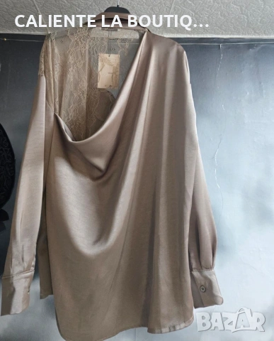 Риза сатен, снимка 2 - Ризи - 54199625