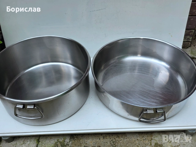 Тави алпака - неръждаеми, снимка 12 - Съдове за готвене - 55125449