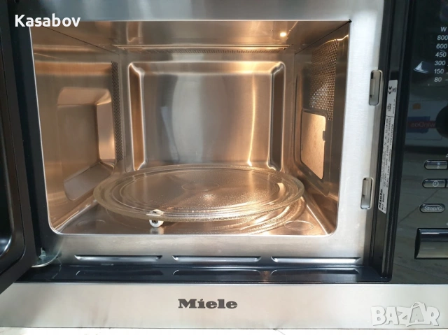 17L - 600мм - Miele M6032 Микровълнова Фурна с Грил за Вграждане, снимка 4 - Микровълнови - 54461357