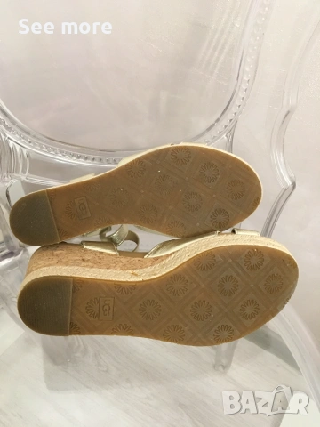 UGG сандали в златисто 39, снимка 8 - Сандали - 54990729