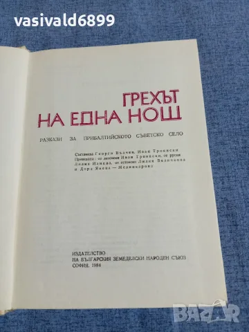 "Грехът на една нощ"