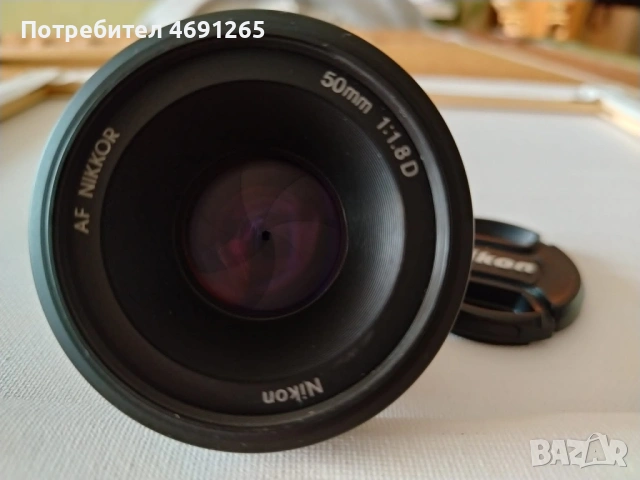 AF NIKKOR 50 1.8D, снимка 3 - Обективи и филтри - 54400789