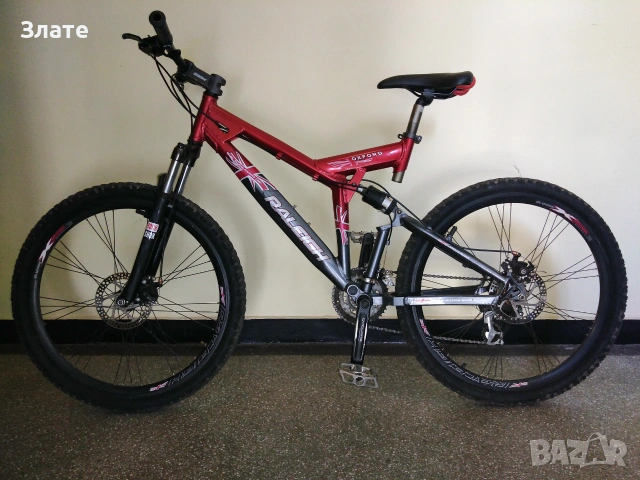 Велосипед Raleigh 26гуми "М",алуминиево планинско колело,дискови.Shimano, снимка 13 - Велосипеди - 55017974