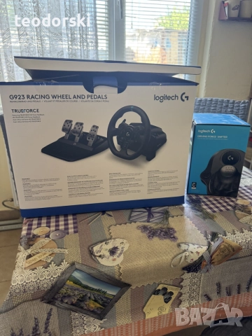 Logitech G923 + SHIFTER + ГАРАНЦИЯ, снимка 6 - Аксесоари - 55477389