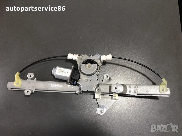 Стъклоповдигач за задна лява врата с мотор за Nissan Primera P12 (2002-2006)