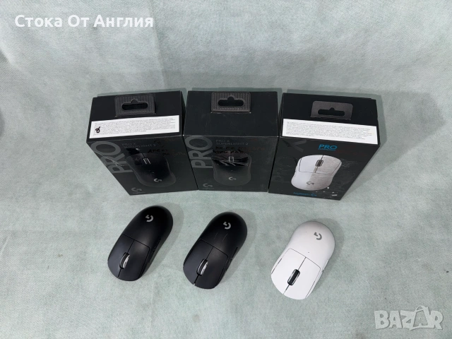 Мишка - Logitech PRO X Superlight 2 /PRO X Superlight Бяла /  ЛОТ / Развалени , снимка 2 - Клавиатури и мишки - 49976892
