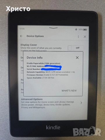 Kindle paperwhite 10th 32gb, снимка 2 - Електронни четци - 55001069