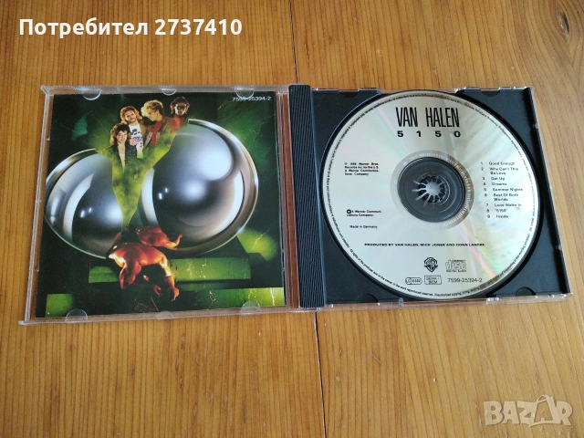 VAN HALEN - 5150 8евро оригинален диск, снимка 2 - CD дискове - 54990072