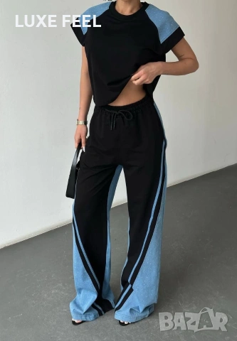 ✨Дамски Комплект с Деним , снимка 2 - Комплекти - 54315619