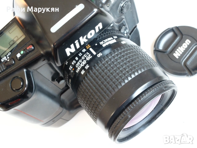 ВИСОК КЛАС "NIKON F-90X"  с бустер за батерии, снимка 2 - Фотоапарати - 54038614