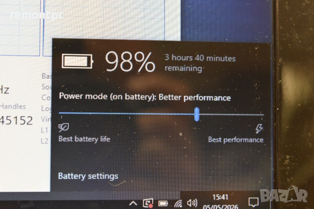 ЛАПТОП TOSHIBA NB500 ATOM N455(1.66), 2GB RAM, 320GB , 10.1 LED, снимка 7 - Лаптопи за работа - 54428427