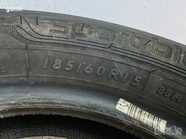 2бр летни гуми 185/60/15 DUNLOP L06303 , снимка 4 - Гуми и джанти - 55412133