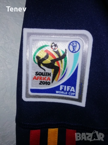 Spain Iniesta Final 2010 Adidas оригинална мачова тениска фланелка Испания Иниеста екип Световно , снимка 10 - Тениски - 43482299