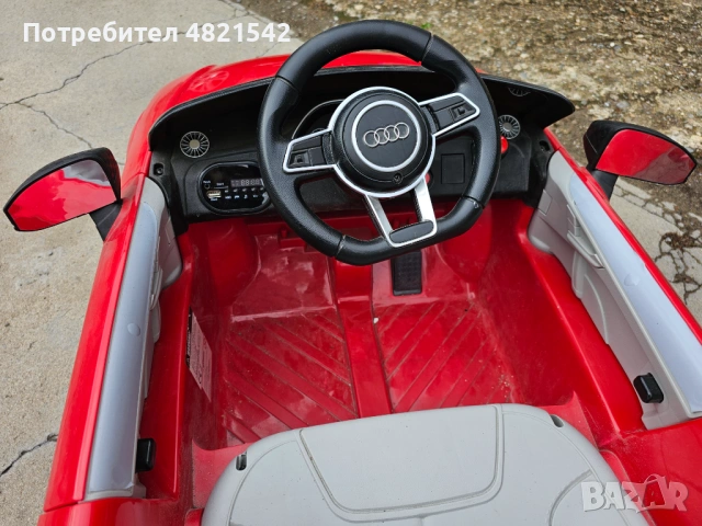 Акумулаторна кола с родителски контрол 6V AUDI TT ЧЕРВЕН, снимка 6 - Коли, камиони, мотори, писти - 54472725