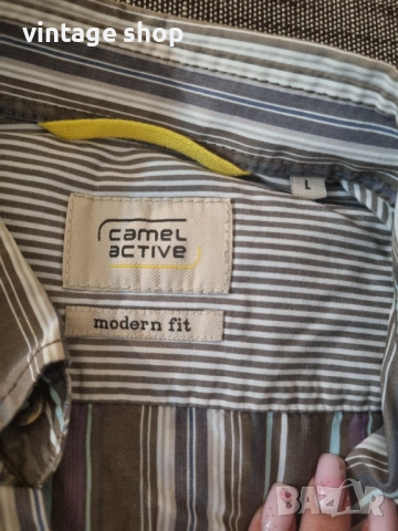 Мъжки ризи с къс ръкав Camel Active, размер L, снимка 12 - Ризи - 54797594
